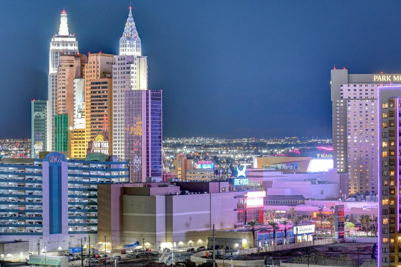 Lucky Gem Penthouse & Luxury Suites At Signature Resort, Balcony Strip View 1607 Las Vegas Extérieur photo